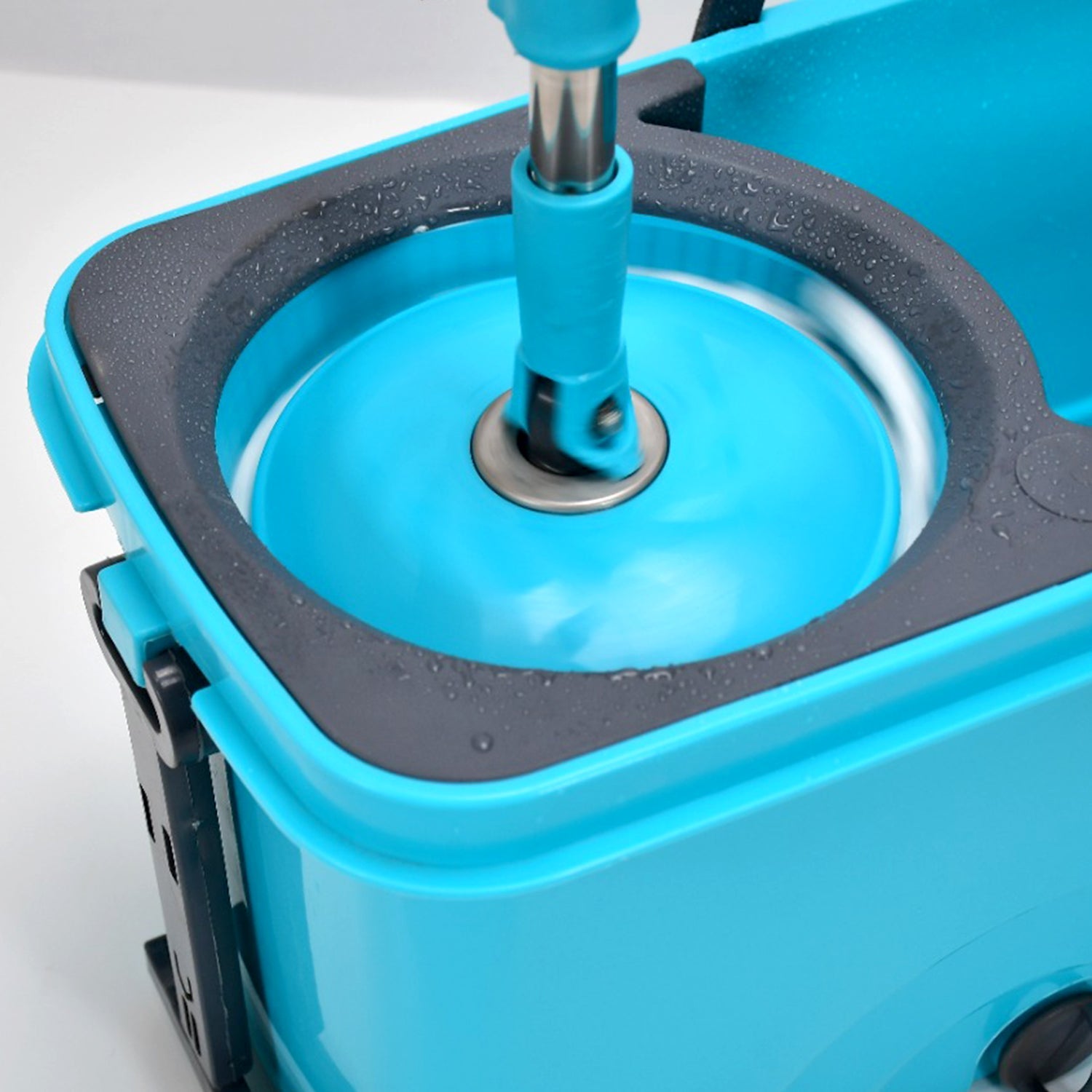 4028 Quick Spin Mop Plastic spin, Bucket Floor Cleaning, Easy Wheels & Big Bucket, Floor Cleaning Mop with Bucket DeoDap 4028 Quick Spin Mop Plastic spin, Bucket Floor Cleaning, Easy Wheels & Big Bucket, Floor Cleaning Mop with Bucket DeoDap
